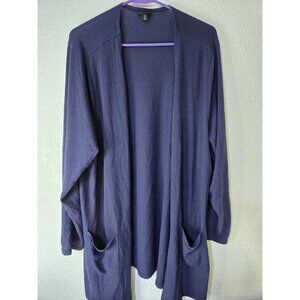 Torrid Cardigan Sweater Womens 3 Open Front Long Sleeve Pockets Lightweight
